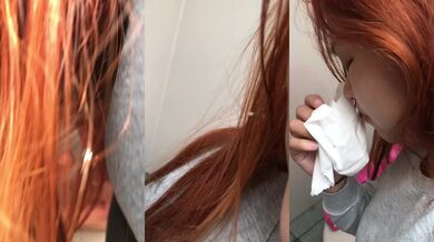 My wife and colleague got a blowjob in the public toilet