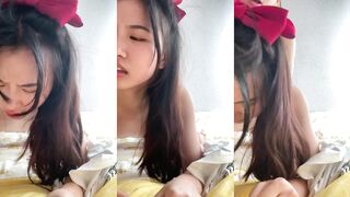 好可愛的妹子被男友後入