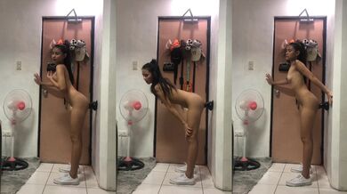 印尼妹子狂插墻上的自慰棒