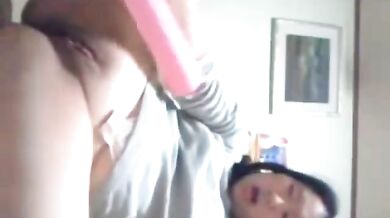 Fat girl masturbating