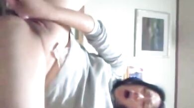 Fat girl masturbating