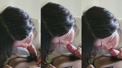 第一視角被美女口交