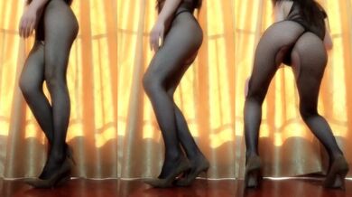 Người đẹp ngực to mặc đồ lót gợi cảm nhảy múa 1