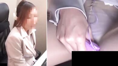 Japanese Office Worker Toilet Squirt