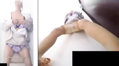 Japanese Office Worker Toilet Squirt