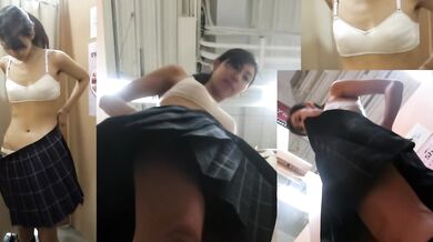 多鏡頭拍日本貧乳妹妹更衣