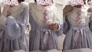 少女脫衣掰逼