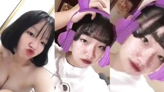 短髮高中生玩自拍2