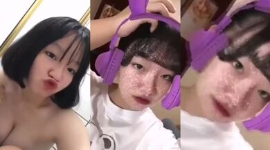 短髮高中生玩自拍2