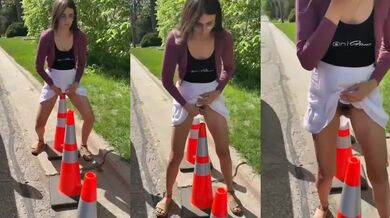 眼鏡詐欺師の道端での乗馬ピラミッド