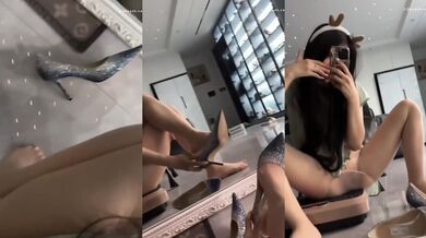 肉絲騷貨對鏡發騷