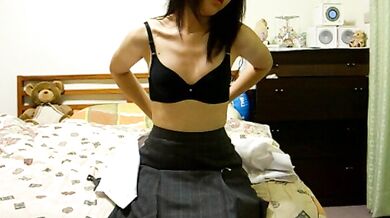 新民高中妹妹脫校服自拍
