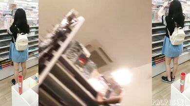 女の子と逆さ撮り