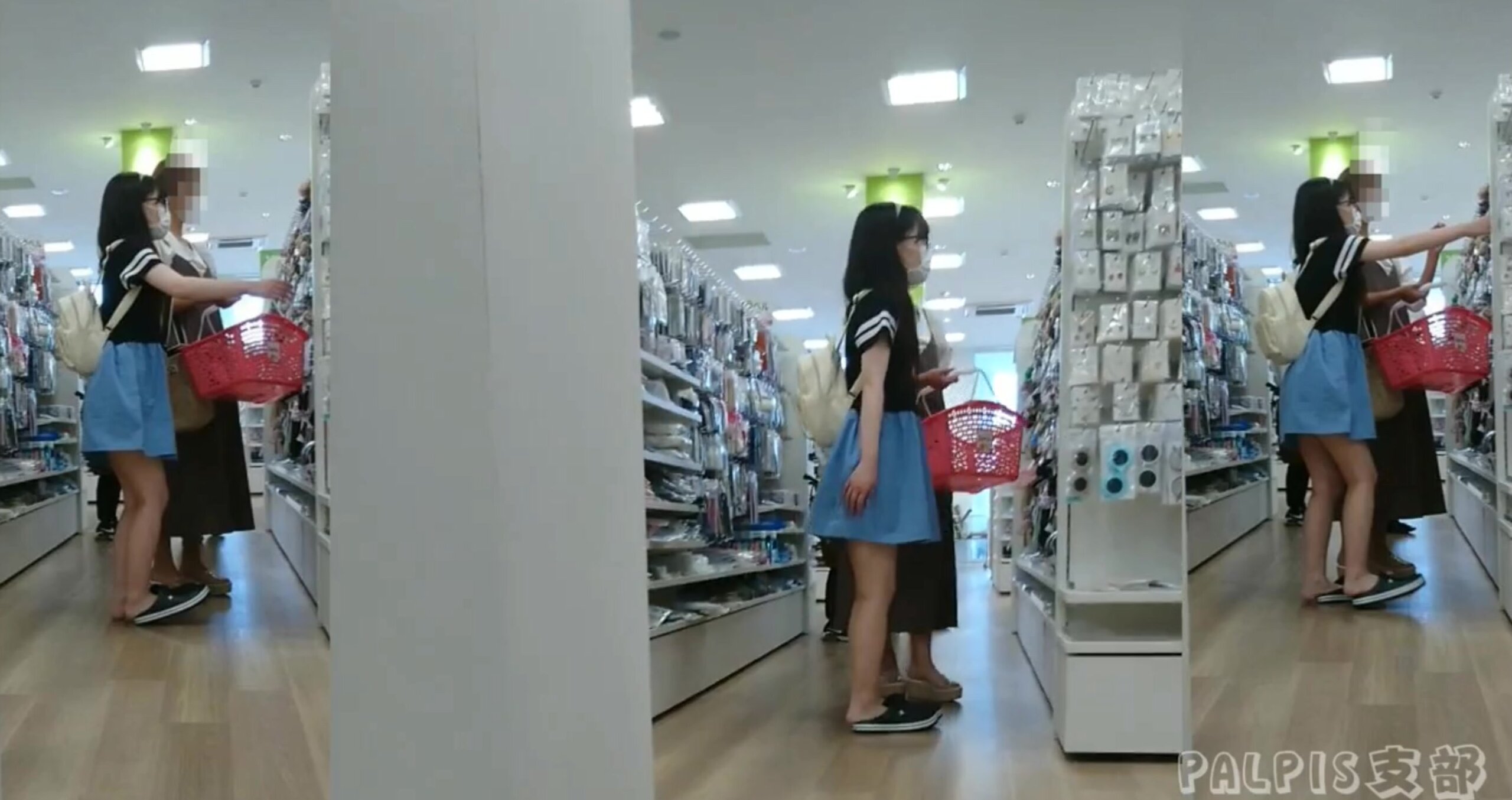 女の子と逆さ撮り