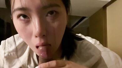 甜美小姐姐口交