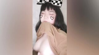 巨乳兔牙騷妹子自慰2