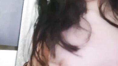 Big tits and rabbit teeth girl masturbates 2