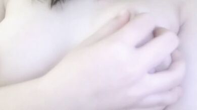 Big tits and rabbit teeth girl masturbates 2