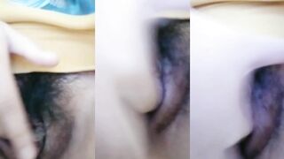 微肉眼鏡妹馬桶上摳穴