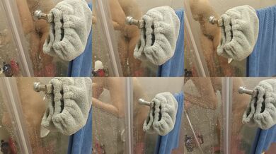 女友洗澡 # 這奶頭又大又黑