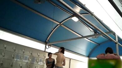 Korean swimming pool changing room