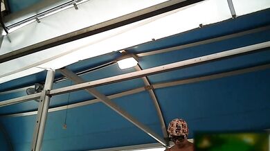 Korean swimming pool changing room