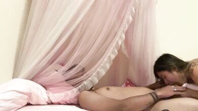 Tattooed woman films herself having sex with boyfriend