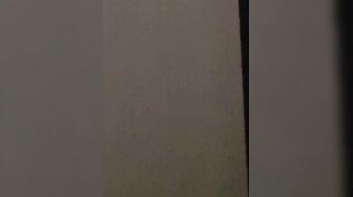 Neighbor accidentally exposes herself while closing window naked