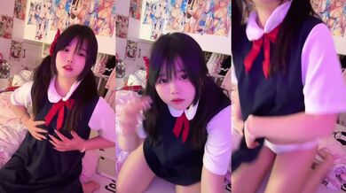 微肉雙馬尾水手服少女自慰【上】