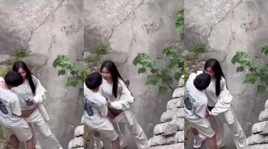 Couple Caught Digging a Hole on the Mountain