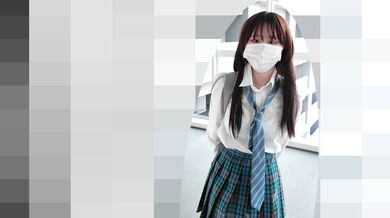 スジマン一名！ノーパン登校３名のエレベーター盜撮！