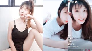 大奶美女主播走光1
