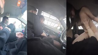 車の中でセックスをする女子大生