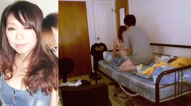 Cô bạn gái trái tính Crystal Lo (La Hiểu Quân) bị rò rỉ clip nóng tại nhà 5 - Bị đè lên giường tư thế truyền giáo