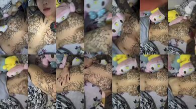 紋身妹子秀身材