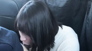 Office Worker Gives Blowjob in Car and Swallows