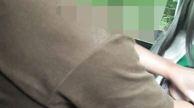 College Girl Gives a Blowjob in the Car