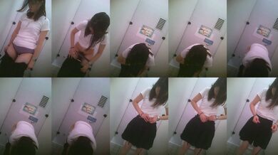 Girl Filmed in Restroom