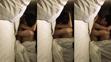 Chinese girl's nipples licked crazily by her boyfriend