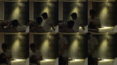 韓國情侶磨鐵口愛