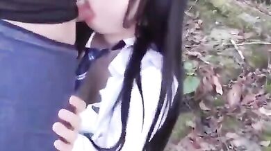 女學生被鄰居引誘上山，并被其口交