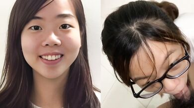 可愛眼鏡妹口交