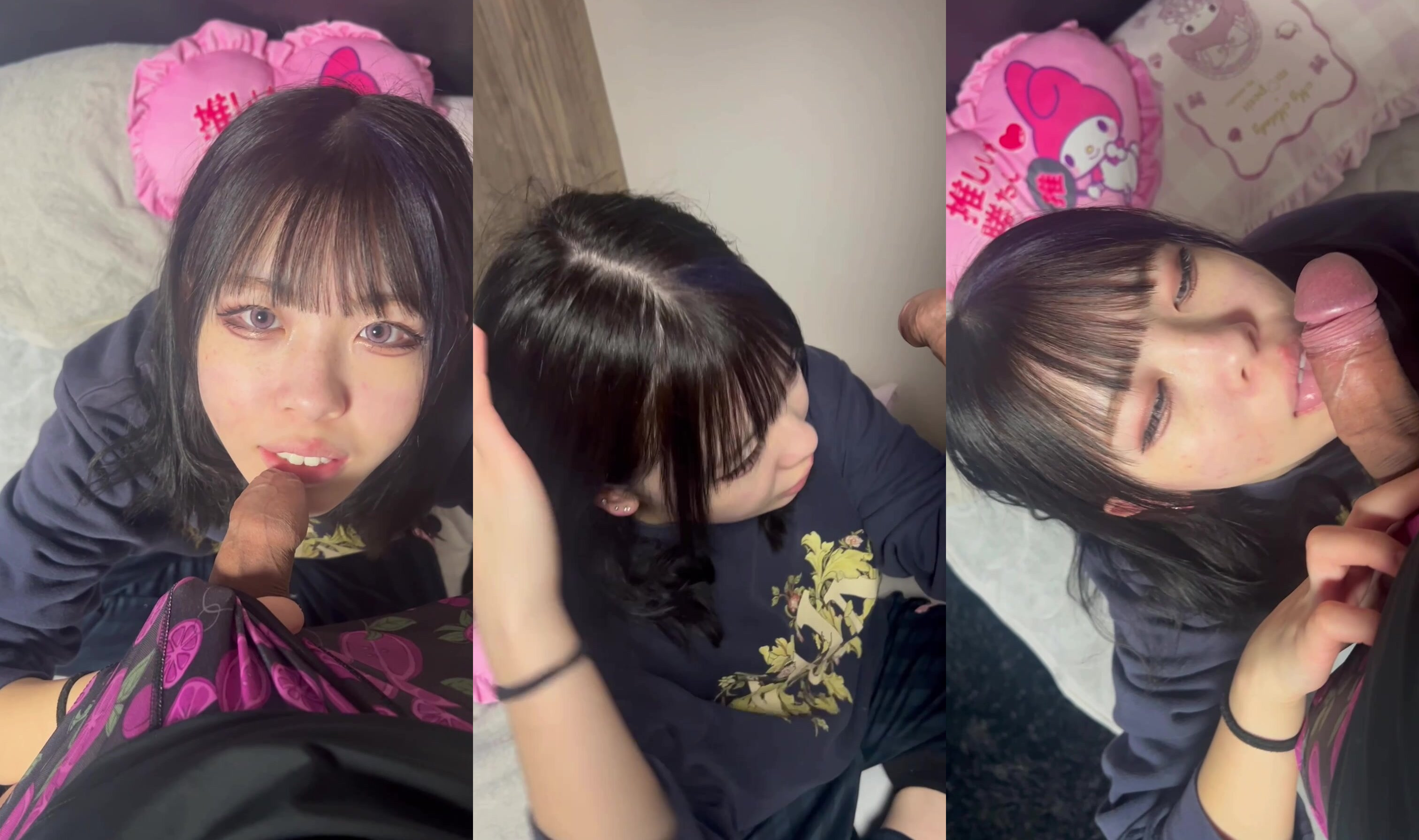 ＜カメラ目線の奉仕＞「レンズをじっと見つめ、唾液を垂らしながら彼のペニスをねっとり舐め上げる女子高生ｗｗ
