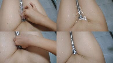 白虎妹妹洗澡玩水灌穴