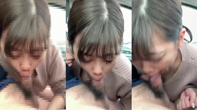 [助手席アングル]#4 Dcupお姉様レイナさんの神フェラ