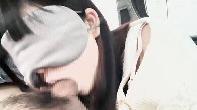 Fair-Skinned Girl's Car Blowjob