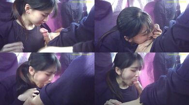 細身美乳大學生の手コキフェラ2