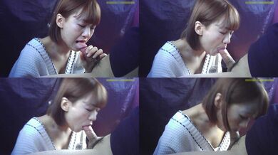 就活女子の車内フェラ2