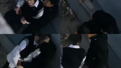 偷拍學生情侶在後巷愛愛