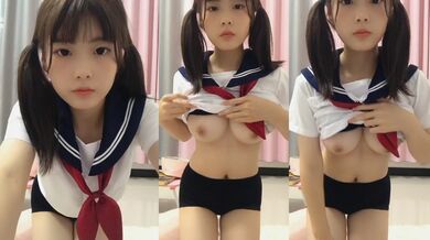 超可愛大學生妹妹宿舍自拍4